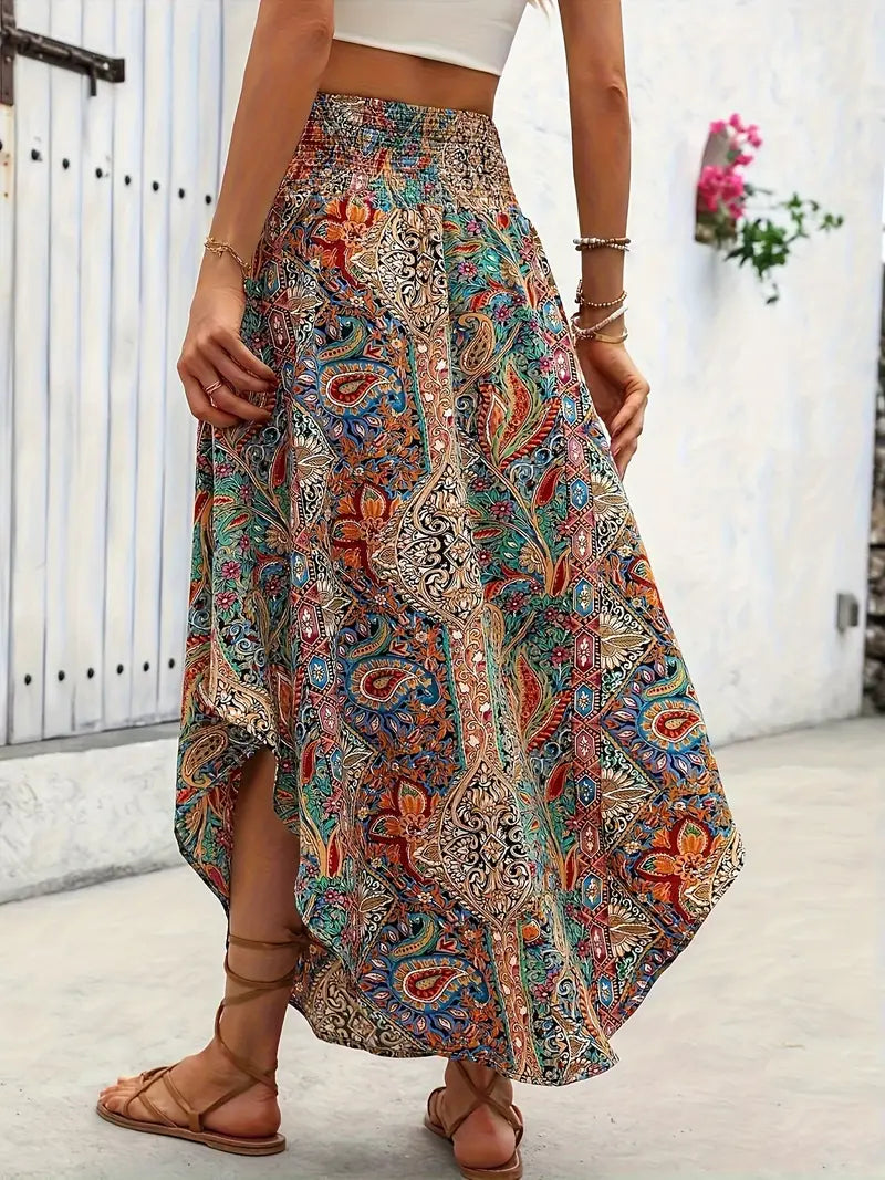 Sofia | Coloured boho skirt