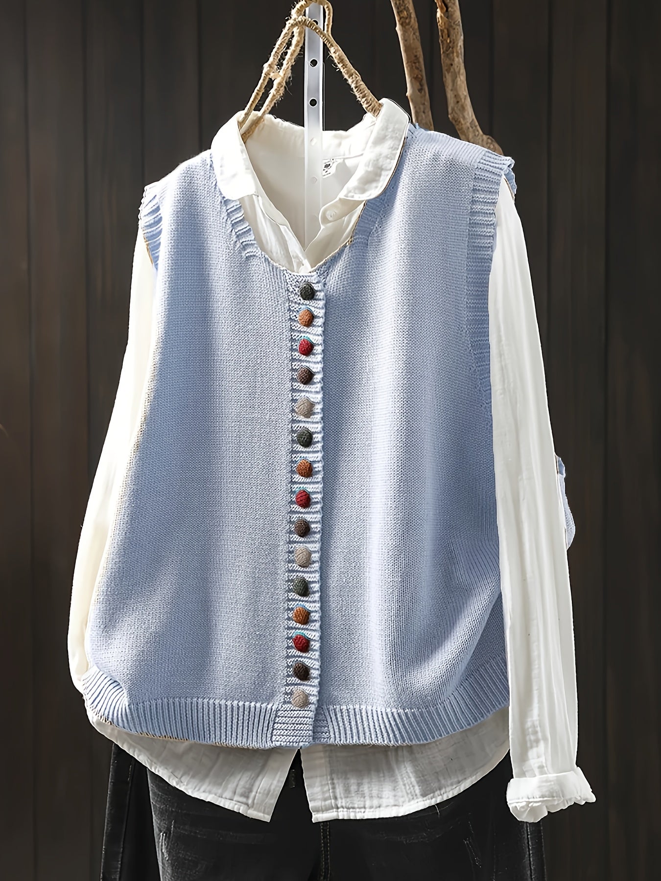 Sofia | Sleeveless Knitted Vest