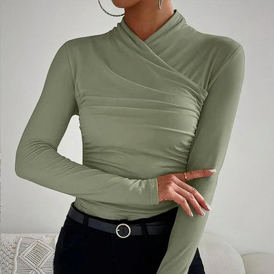 Sofia | Long-sleeved crossover top
