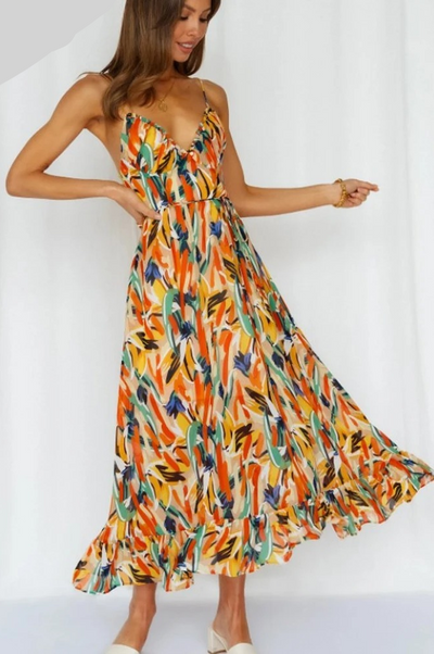 Sofia | Colourful summer dress