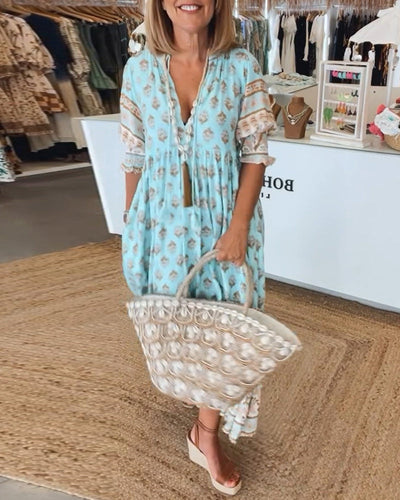 Sofia | Flowing bohemian dress
