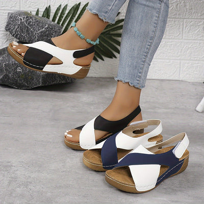 Sofia | Comfy abstract sandals