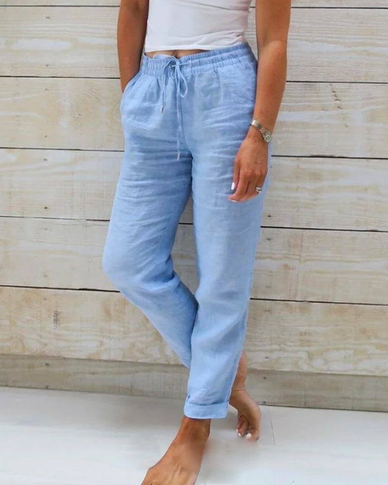 Sofia | Comfortable linen trousers