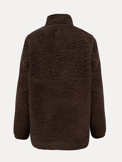 Sofia | Teddy Sweater With Zipper