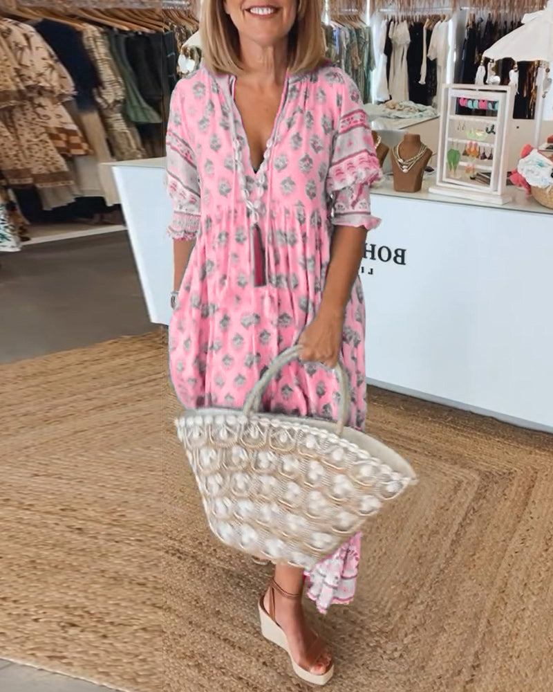 Sofia | Flowing bohemian dress