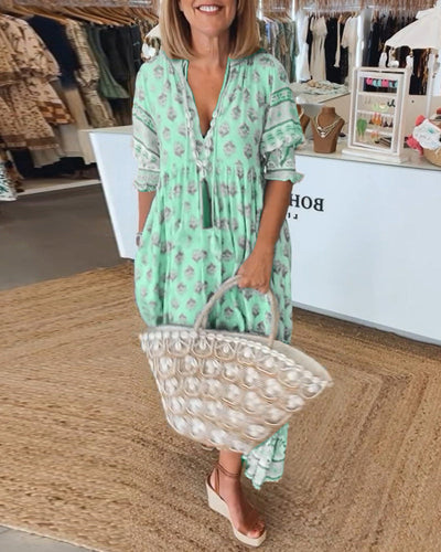 Sofia | Flowing bohemian dress