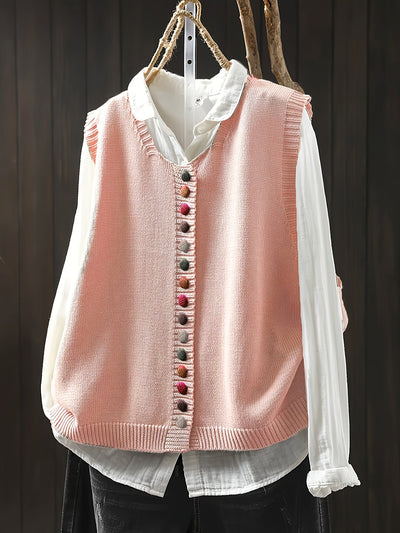 Sofia | Sleeveless Knitted Vest