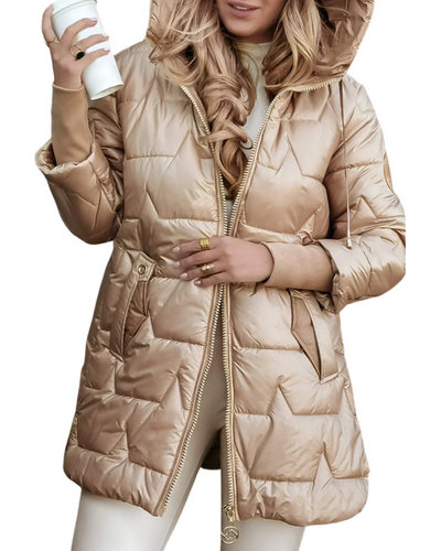 Sofia | Elegant Winter Coat with Hood and Padding