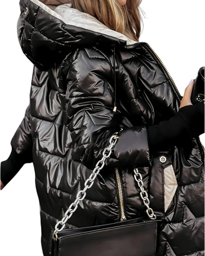 Sofia | Elegant Winter Coat with Hood and Padding