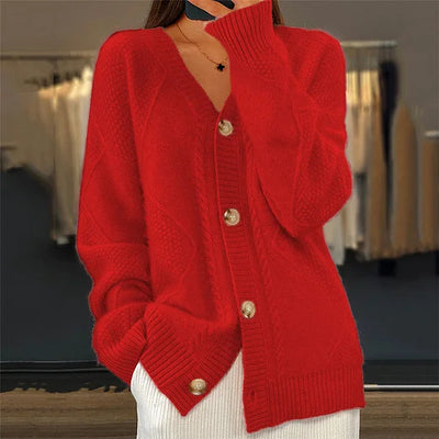 Sofia | Comfortable Cashmere Cardigan with V-Neck