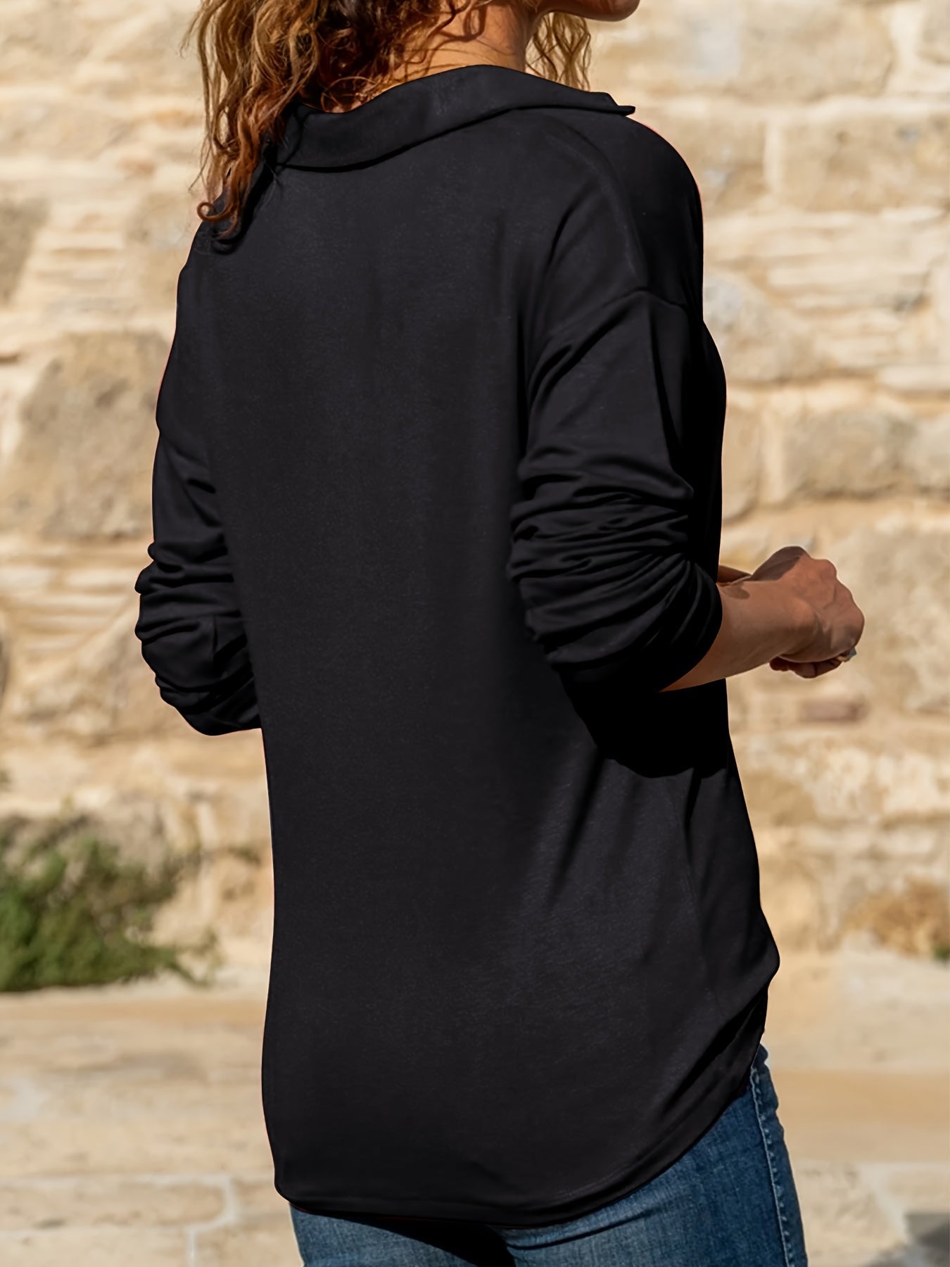 Sofia | Soft Half-Zip with Collar