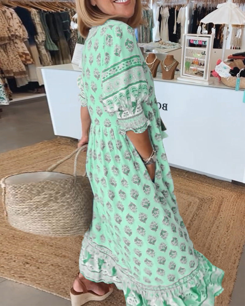 Sofia | Flowing bohemian dress