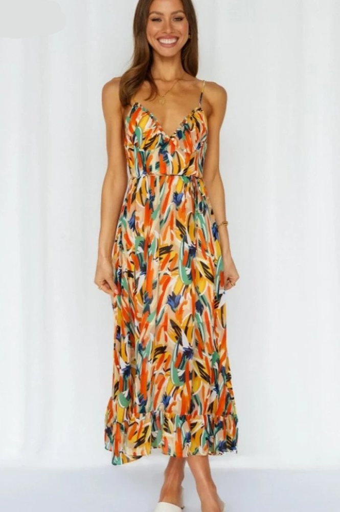 Sofia | Colourful summer dress