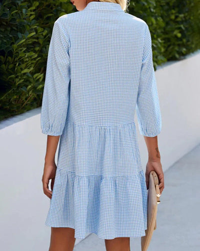 Sofia | Checkered summer dress