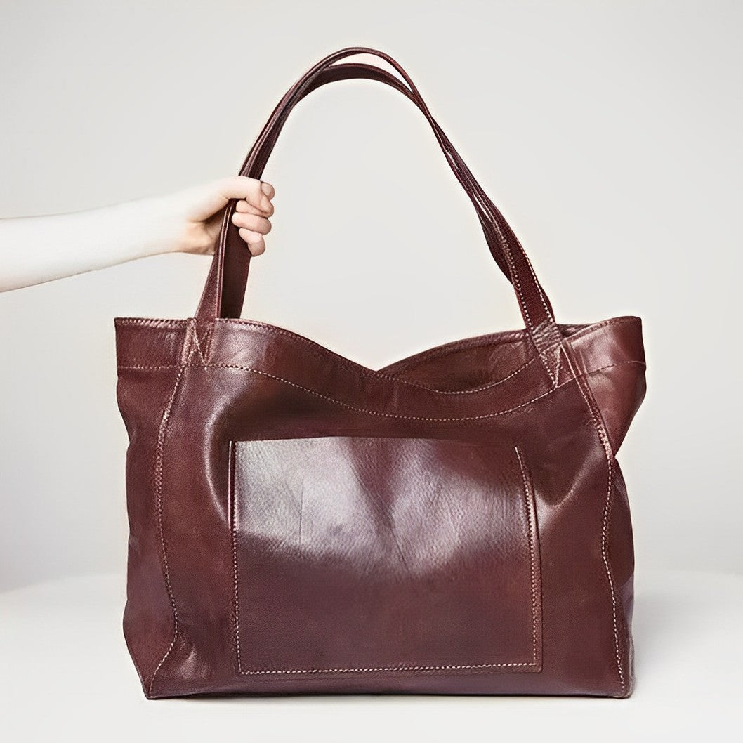Sofia | Vintage-style leather shoulder bag