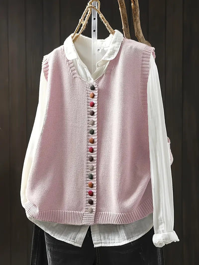 Sofia | Sleeveless Knitted Vest