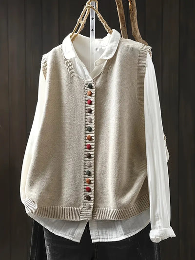 Sofia | Sleeveless Knitted Vest
