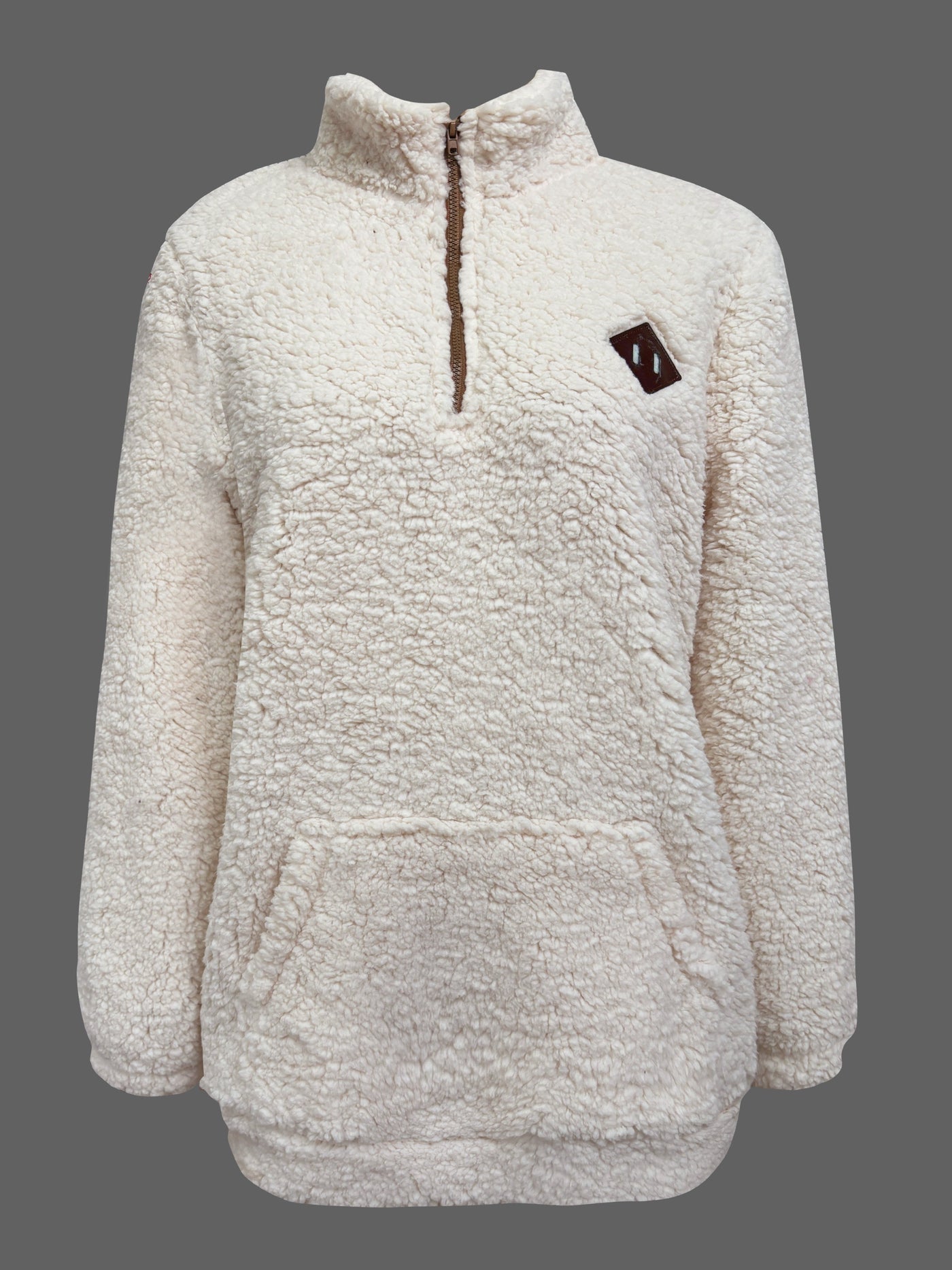 Sofia | Teddy Sweater With Zipper