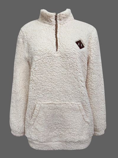 Sofia | Teddy Sweater With Zipper