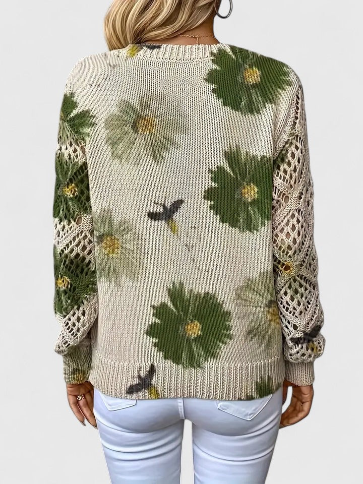 Sofia | Elegant Sweater with Floral Pattern