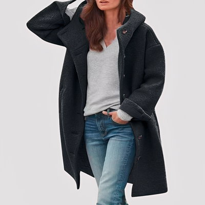Sofia | Comfortable Mid-Length Coat for Everyday Wear