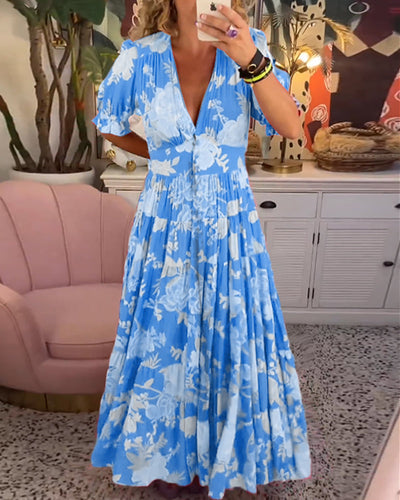 Sofia | Flower dress with pockets