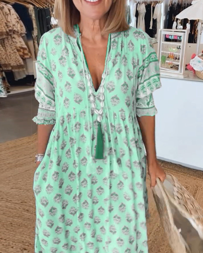 Sofia | Flowing bohemian dress