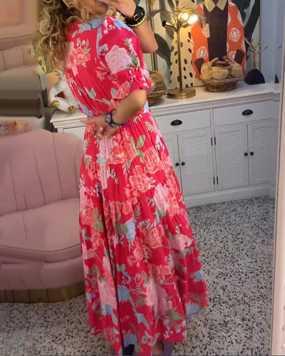 Sofia | Flower dress with pockets