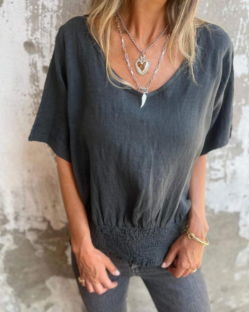 Sofia | Comfortable linen shirt