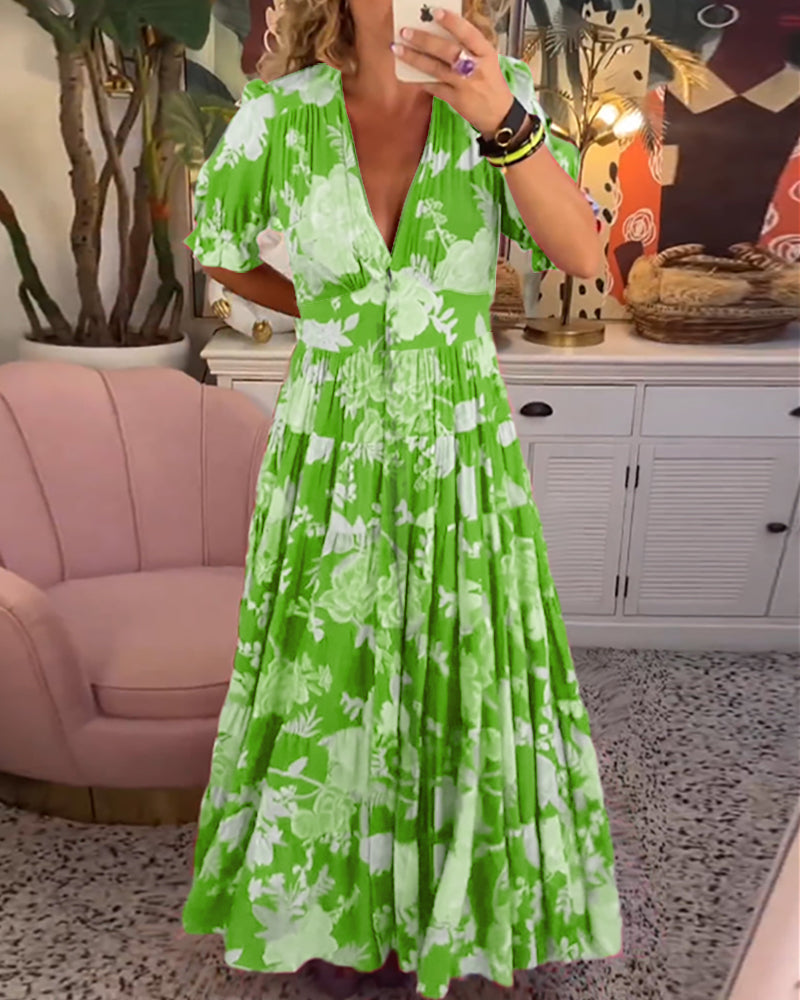 Sofia | Flower dress with pockets