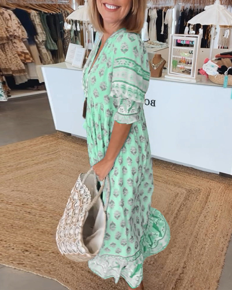 Sofia | Flowing bohemian dress