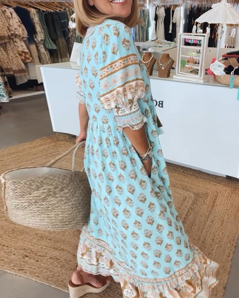 Sofia | Flowing bohemian dress