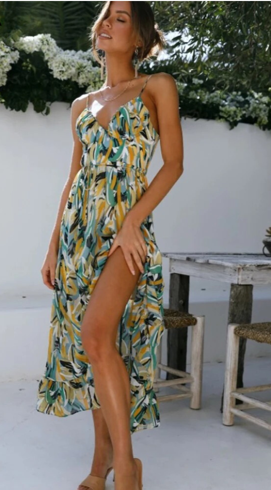 Sofia | Colourful summer dress