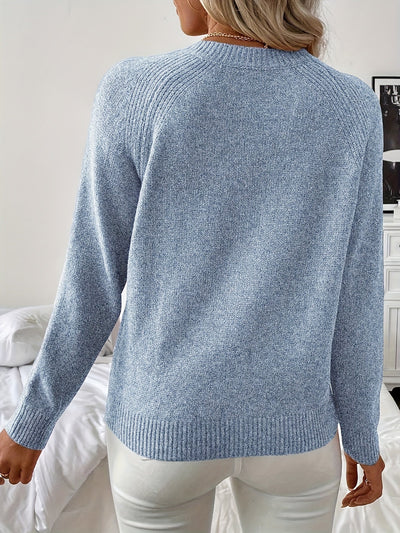 Sofia | Elegant Knitted Sweater with Pearl Details
