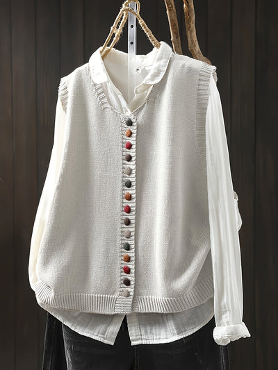 Sofia | Sleeveless Knitted Vest