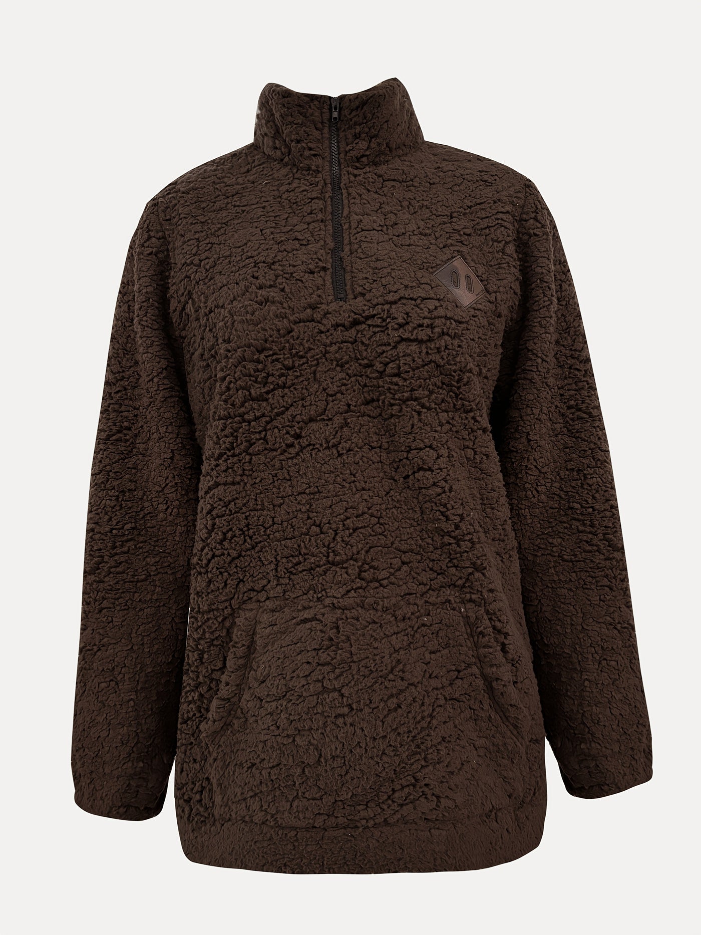 Sofia | Teddy Sweater With Zipper