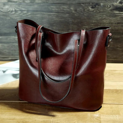 Sofia | Vintage-style leather shoulder bag