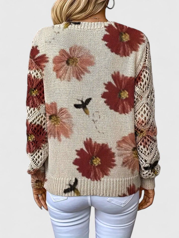 Sofia | Elegant Sweater with Floral Pattern
