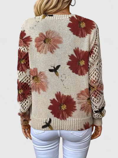 Sofia | Elegant Sweater with Floral Pattern