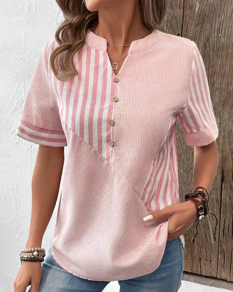 Sofia | Elegant striped blouse