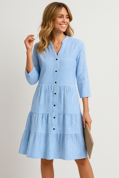 Sofia | Checkered summer dress