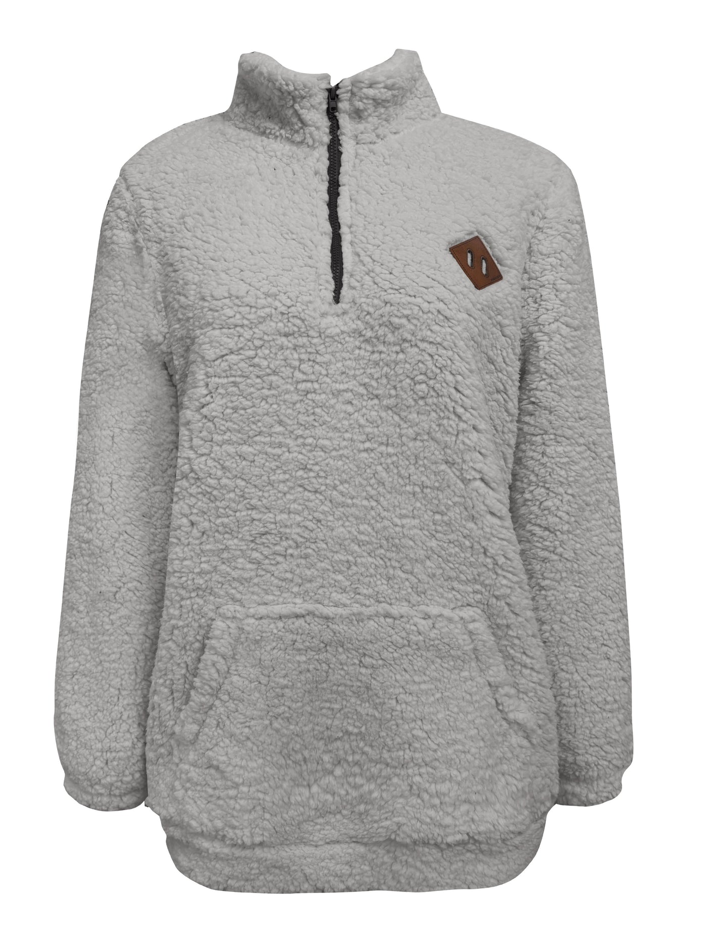 Sofia | Teddy Sweater With Zipper