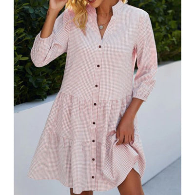 Sofia | Checkered summer dress