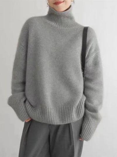 Sofia | High Neck Cashmere