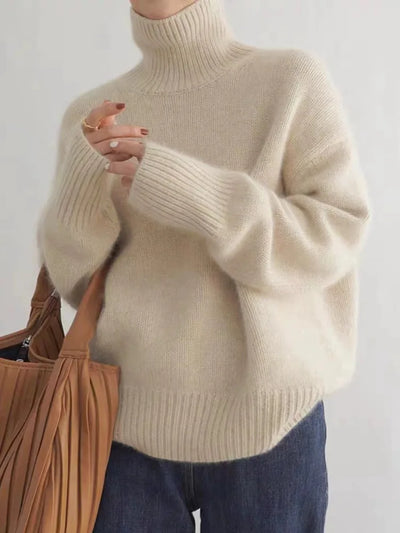 Sofia | High Neck Cashmere
