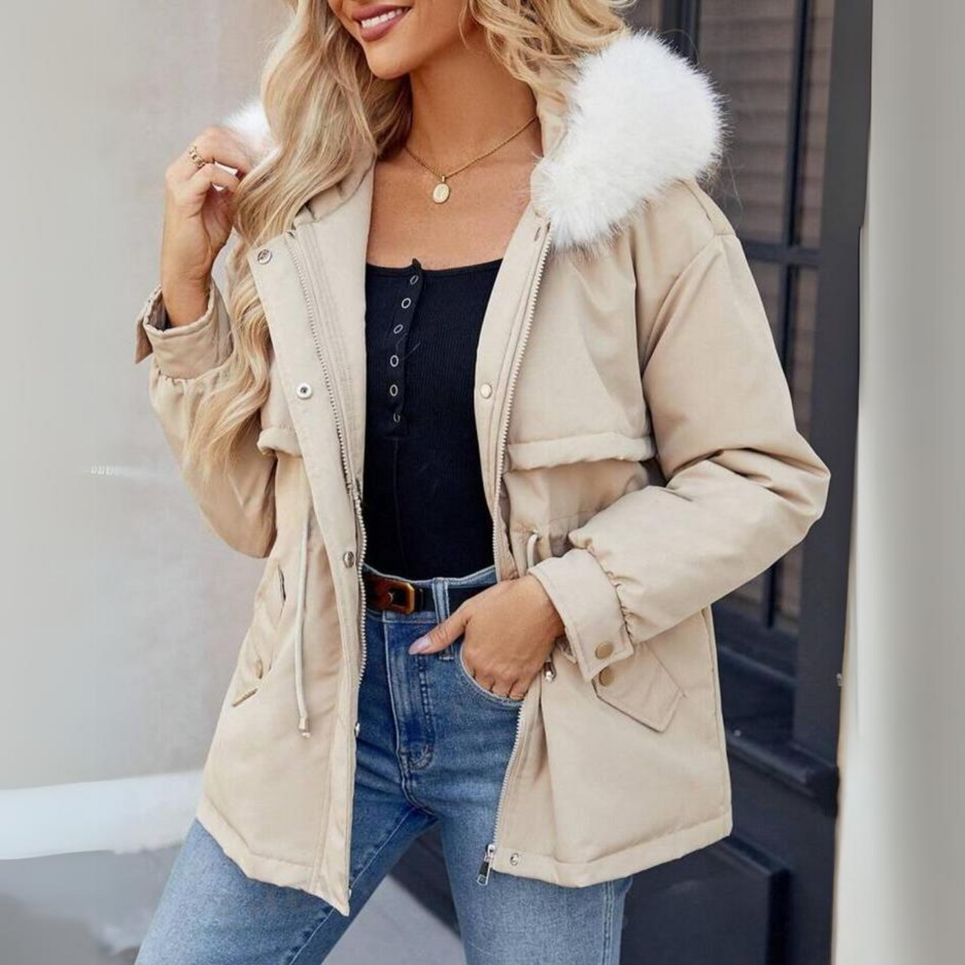 Sofia | Luxury short winter coat