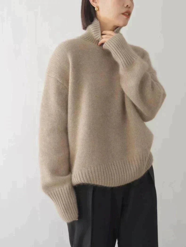 Sofia | High Neck Cashmere