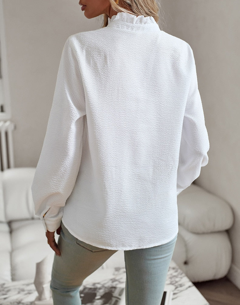 Sofia | Blouse with ruffles