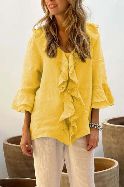 Sofia | Luxury ruffled blouse