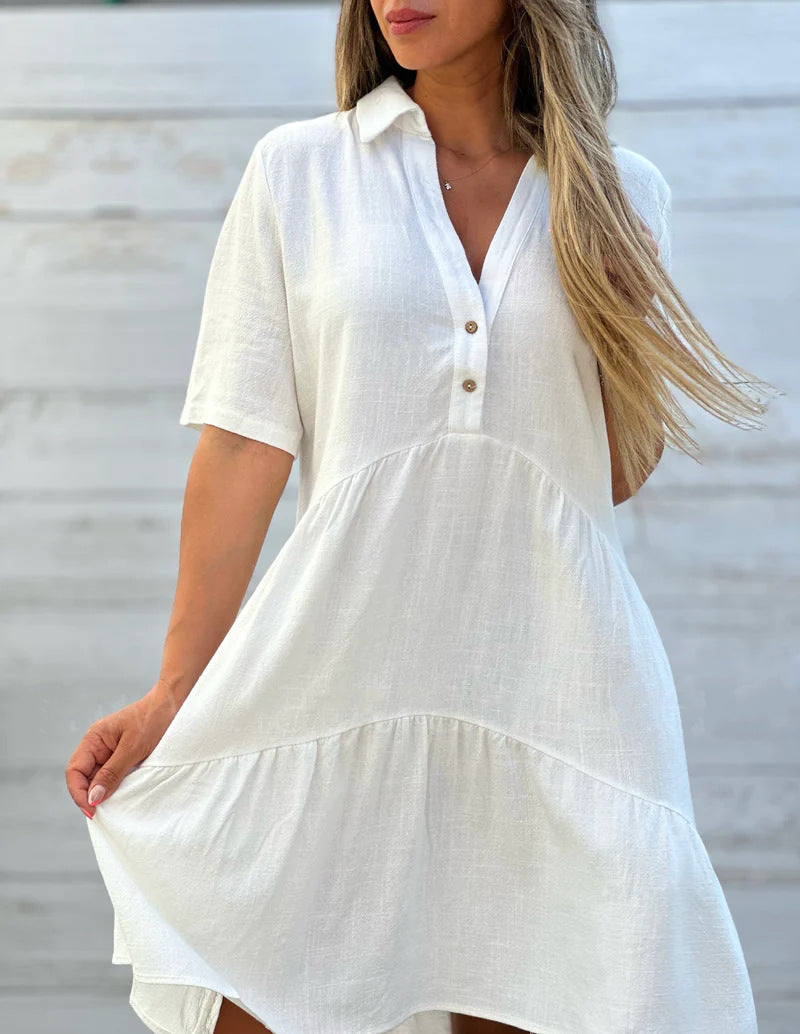Sofia | Casual linen summer dress